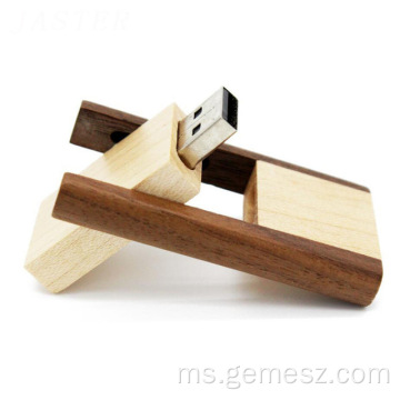 Pemacu kilat USB kayu16GB 32GB 64GB 128GB